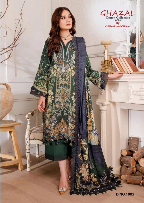 Miss World Ghazal Vol-01 – Karachi Dress Material